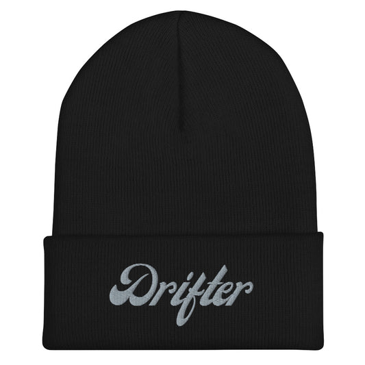 Drifter Cuffed Beanie Hat w/ Embroidery