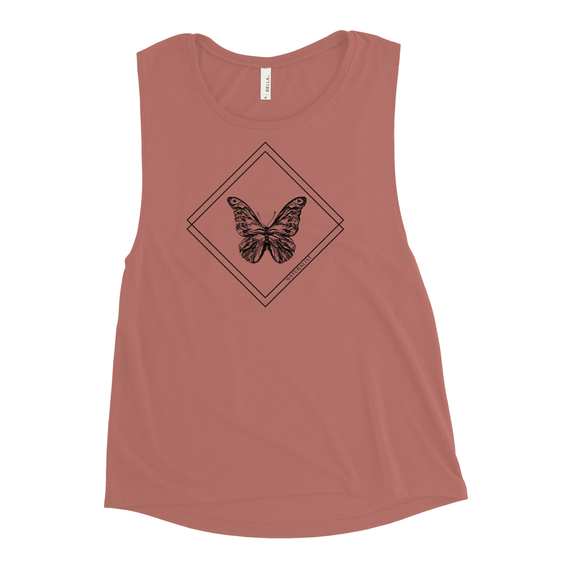butterfly moth nature naturalist shirt t-shirt tee tshirt sleeveless workout outside yoga forest women's 